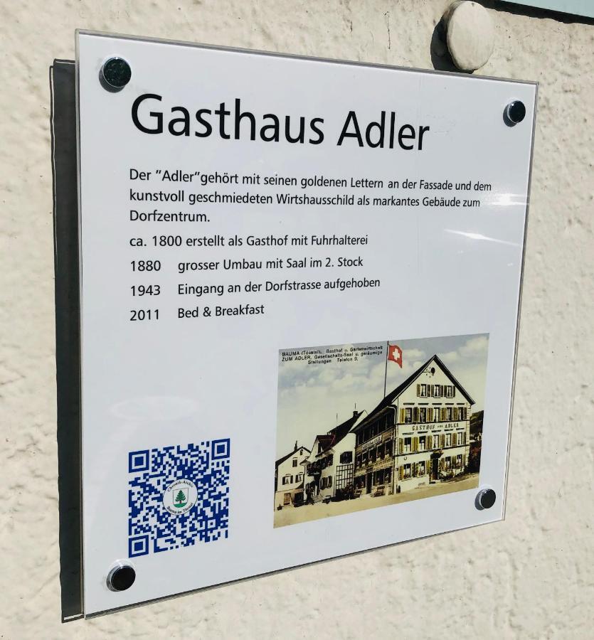 Hotel Adler Garni Bauma Luaran gambar